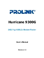 Preview for 1 page of PROLiNK Hurricane 9300G User Manual