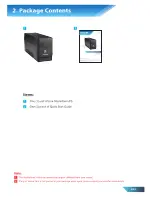 Preview for 3 page of PROLiNK PRO850SU Quick Start Manual