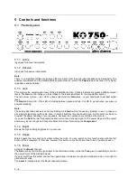 Preview for 8 page of Prolude Amplification KO750 User Manual