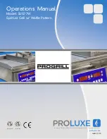 Proluxe Progrill SL1577W Operation Manual preview