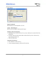 Preview for 8 page of Promag Mifare MF7xx Series User Manual
