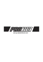 Preview for 16 page of Promaker PRO-ES750 User Manual