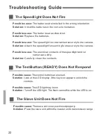 Preview for 24 page of Promaster 100SL Troubleshooting Manual