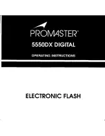 Promaster 5550DX Operating Instrucktions preview