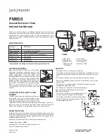 Promaster FM650 Instruction Manual preview