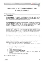 Preview for 6 page of Promax CompactMax-5 User Manual