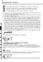 Preview for 20 page of ProMed 204006 Instruction Leaflet