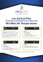 ProMed Lec Control Plus Quick Manual preview