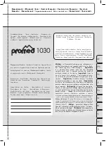 Preview for 107 page of ProMed The File 1030 Instruction Leaflet