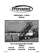 pronovost P-6810 Operator And Parts Manual preview