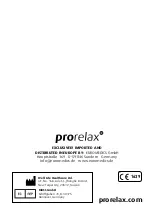 Preview for 16 page of Prorelax DuoComfort Wireless Operating Instruction