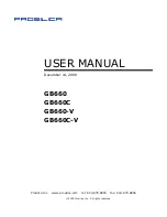 Prosilica GB660 User Manual preview