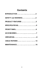 Preview for 2 page of ProsKit MT-7057N User Manual