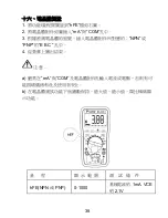 Preview for 39 page of Pro'sKit MT-1820 User Manual