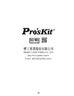 Preview for 44 page of Pro'sKit MT-1820 User Manual