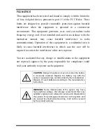 Preview for 3 page of protech SP-7755 User Manual