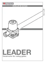 Preview for 1 page of Proteco LEADER 3 Installation Manual