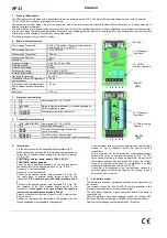 Preview for 2 page of Proteco RF33 Quick Start Manual