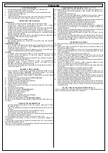 Preview for 6 page of Proteco ROLLER CAT 5 Installation And Use Manual