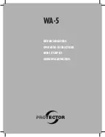 Protector WA-5 Operating Instructions Manual preview