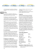 Preview for 8 page of PROTENO Reha-1002 Instruction Manual