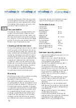 Preview for 12 page of PROTENO Reha-1002 Instruction Manual