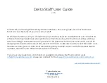 Proteus Delta Staff User Manual preview