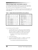 Preview for 44 page of PSC QuickScan 1000 Programming Manual