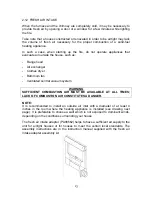 Preview for 13 page of PSG Caddy PF01010 Installation And Operating Instructions Manual