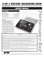 PT W2081 Owner'S Manual preview