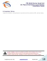 Preview for 17 page of Pts PTS90423 Series Installation Manual