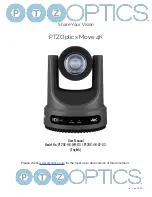 Preview for 1 page of PTZOptics Move 4K User Manual