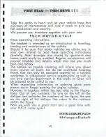 Preview for 4 page of Puch 1970 Moped Maintenance Manual