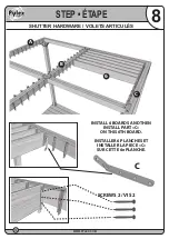 Preview for 12 page of PULEX PERGOLA SHUTTER HARDWARE Installation Manual