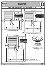 Preview for 18 page of PULEX PERGOLA SHUTTER HARDWARE Installation Manual