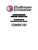 pullman Ermator I2000ESD Operating Instructions Manual preview