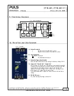 Preview for 10 page of Puls CT10.241 Manual