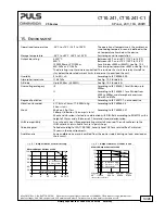 Preview for 14 page of Puls CT10.241 Manual