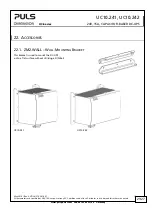 Preview for 21 page of Puls DIMENSION UC Series Manual