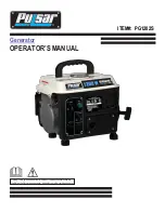 Preview for 1 page of Pulsar PG1202S Operator'S Manual