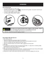 Preview for 14 page of Pulsar PG2300iSCO Operator'S Manual