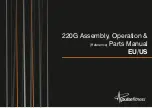 Preview for 1 page of Pulse fitness 220G Assembly, Operation And Parts Manual