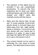 Preview for 5 page of Punos PTX1022G User Manual