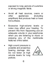 Preview for 6 page of Punos PTX1022G User Manual