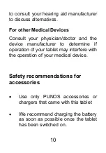 Preview for 10 page of Punos PTX1022G User Manual