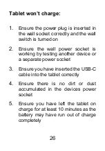 Preview for 26 page of Punos PTX1022G User Manual