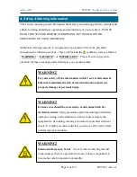 Preview for 6 page of Puregas Altec AIR P8400W User Manual