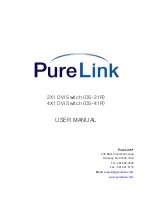 PureLink DS-21R User Manual preview