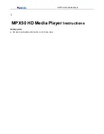 Preview for 3 page of PureLink MPX 50 User Manual