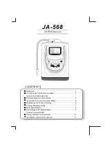 PurePro JA-568 User Manual preview